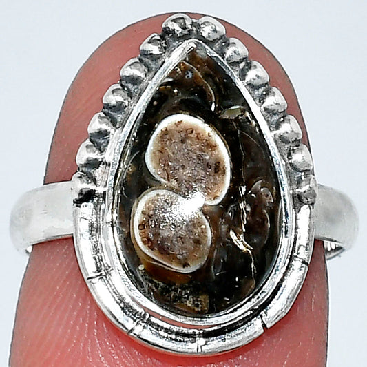 Natural Turtella Jasper - USA Ring size-7 R-1151 SDR239477