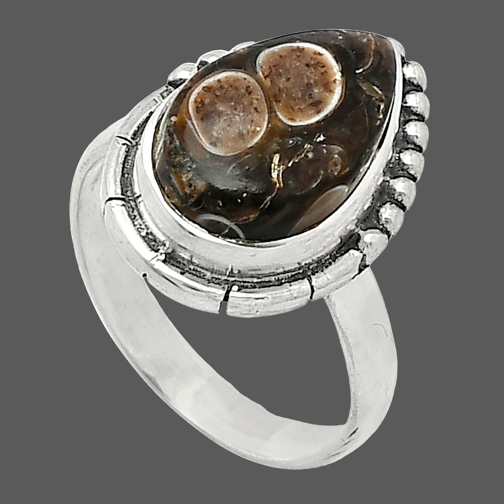 Natural Turtella Jasper - USA Ring size-7 R-1151 SDR239477