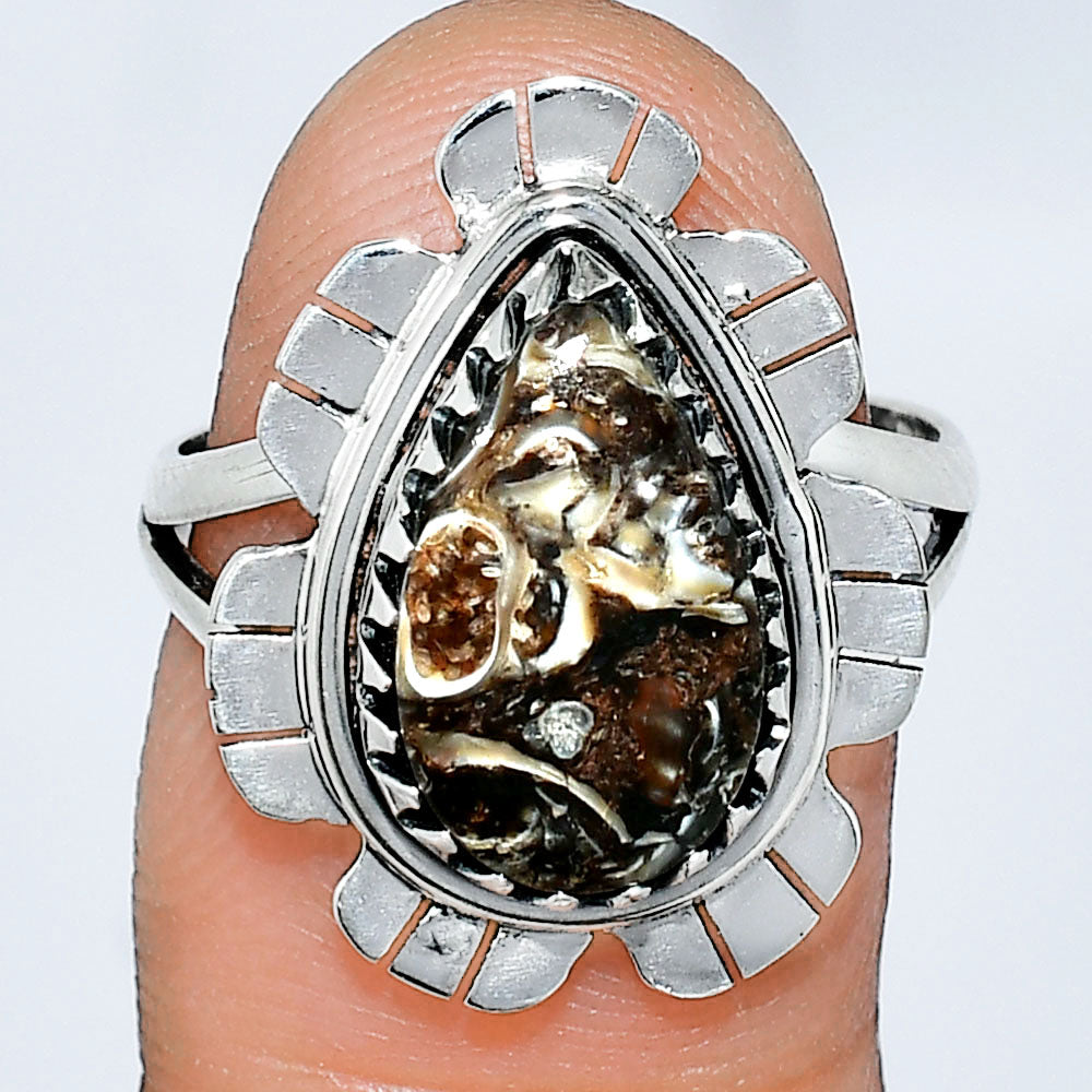 Natural Turtella Jasper - USA Ring size-7 R-1341 SDR239648