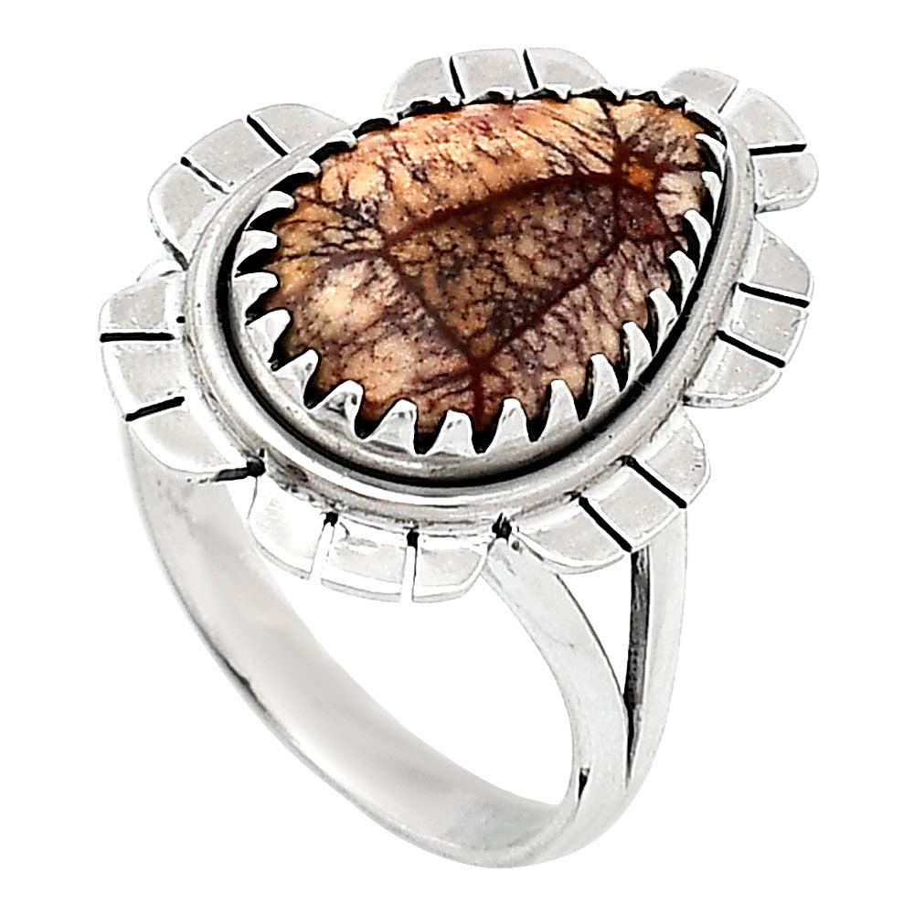 Natural Mexican Bird Eye Ring size-8 R-1341 SDR239657
