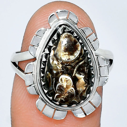 Natural Turtella Jasper - USA Ring size-8 R-1341 SDR239660