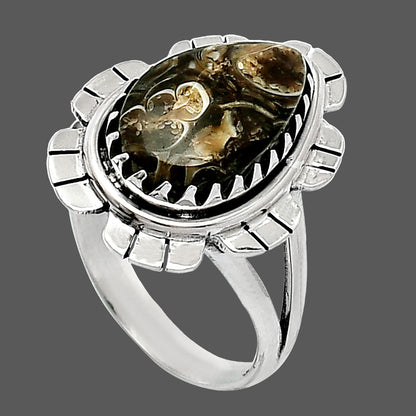 Natural Turtella Jasper - USA Ring size-8 R-1341 SDR239660