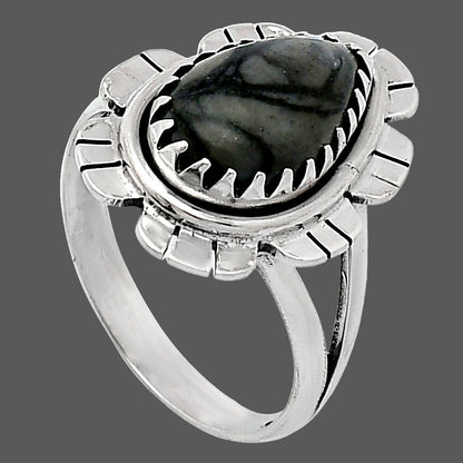 Natural Picasso Jasper Ring size-8 R-1341 SDR239691