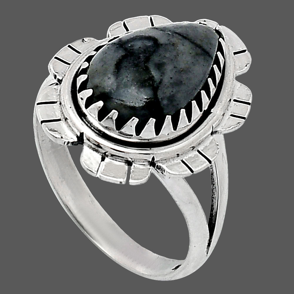 Natural Picasso Jasper Ring size-8 R-1341 SDR239697