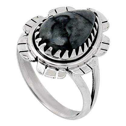Natural Picasso Jasper Ring size-8 R-1341 SDR239697