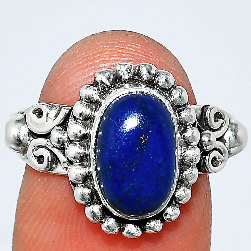 Natural Lapis Lazuli - Afghanistan Ring size-8 R-1071 SDR239899