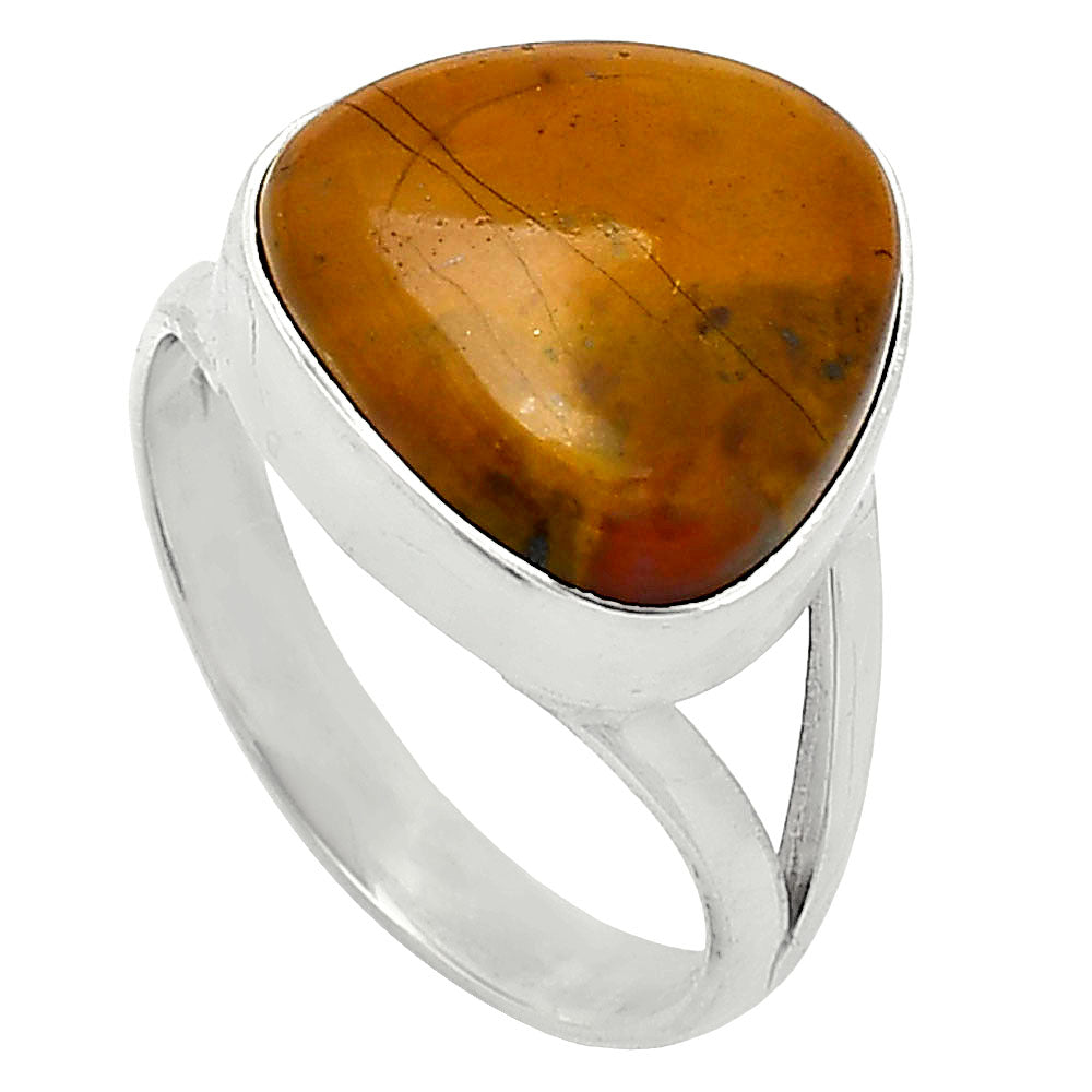 Natural Honey Dendritic Opal Ring size-7.5 R-1002 SDR239936
