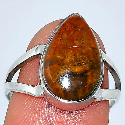 Natural Rare Cady Mountain Agate Ring size-7.5 R-1002 SDR239947