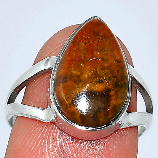 Natural Rare Cady Mountain Agate Ring size-7.5 R-1002 SDR239947