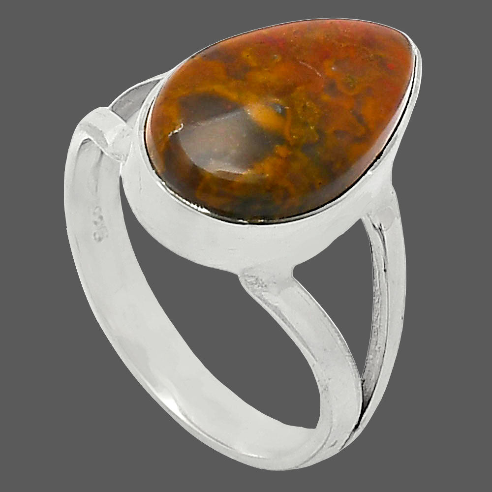 Natural Rare Cady Mountain Agate Ring size-7.5 R-1002 SDR239947