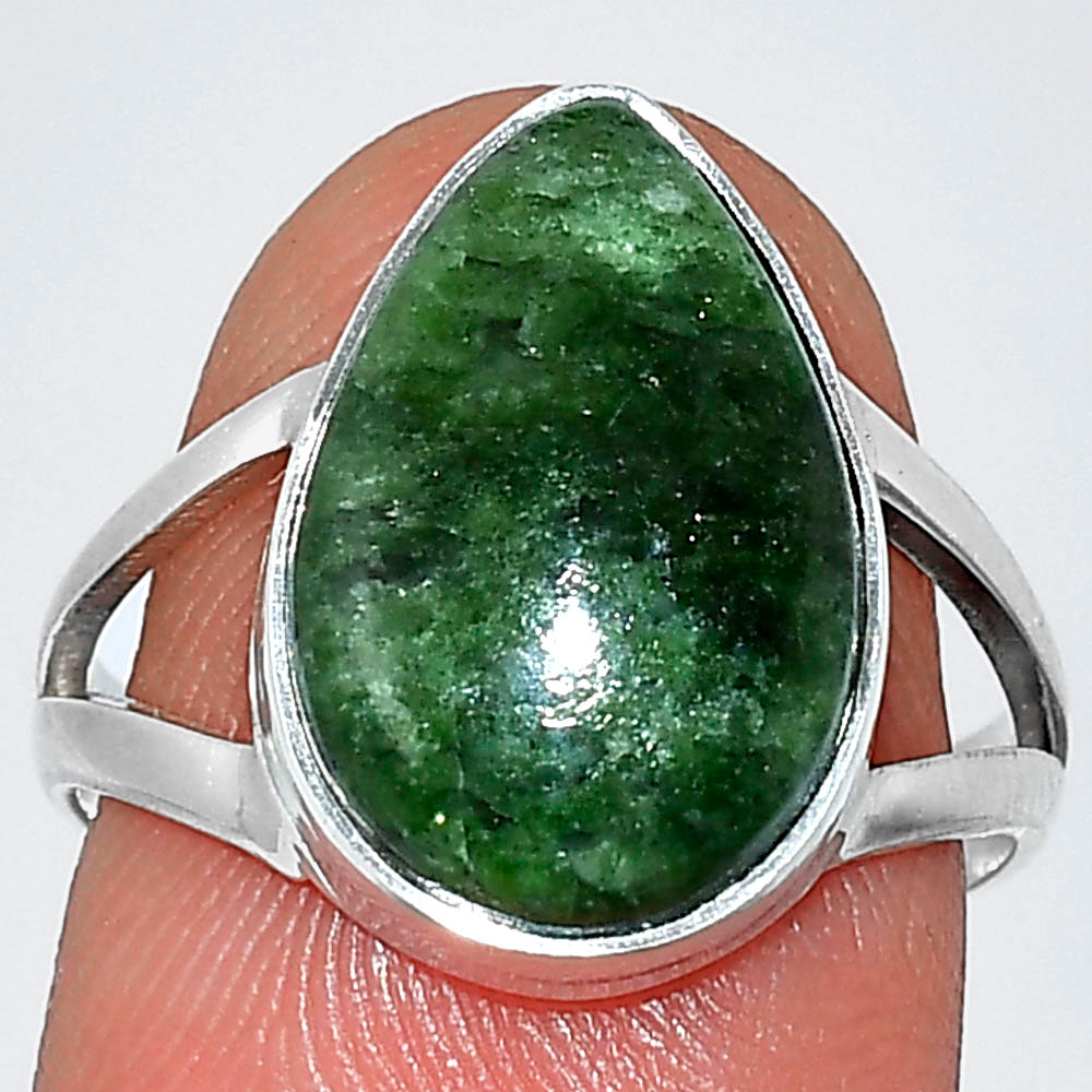 Natural Serpentine Ring size-7.5 R-1002 SDR239954