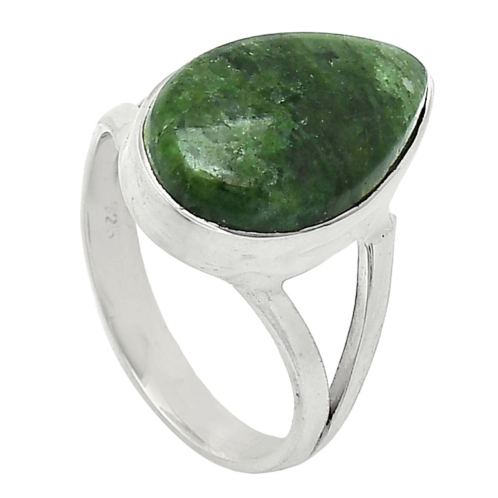 Natural Serpentine Ring size-7.5 R-1002 SDR239954