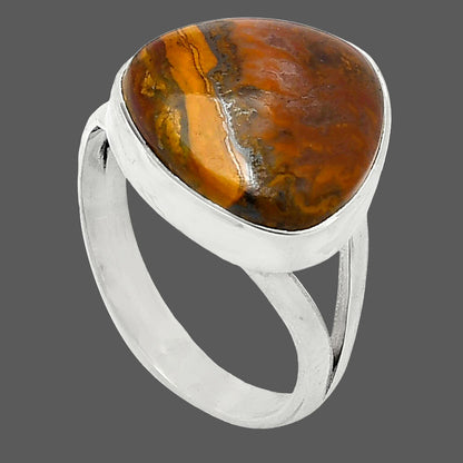 Natural Rare Cady Mountain Agate Ring size-8.5 R-1002 SDR239967