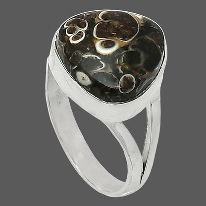 Natural Turtella Jasper - USA Ring size-7.5 R-1002 SDR240019