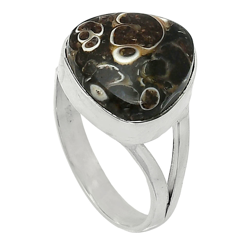 Natural Turtella Jasper - USA Ring size-7.5 R-1002 SDR240019