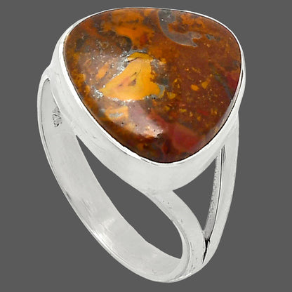 Natural Rare Cady Mountain Agate Ring size-9 R-1002 SDR240065