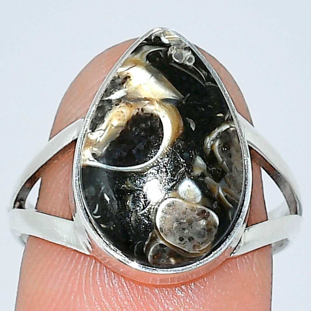 Natural Turtella Jasper - USA Ring size-8 R-1002 SDR240076