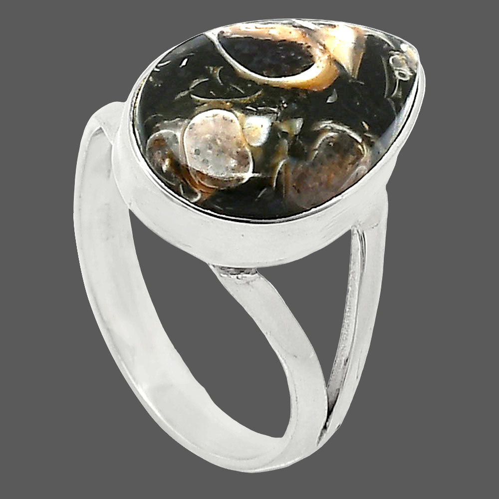 Natural Turtella Jasper - USA Ring size-8 R-1002 SDR240076