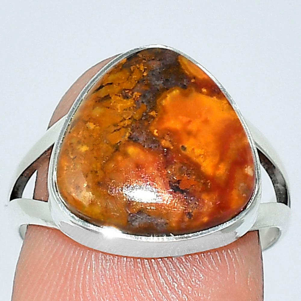 Natural Rare Cady Mountain Agate Ring size-7.5 R-1002 SDR240078
