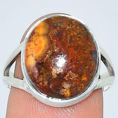 Natural Rare Cady Mountain Agate Ring size-8 R-1002 SDR240079
