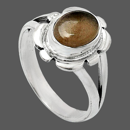 Natural Smoky Quartz - Brazil Ring size-8 R-1342 SDR240139