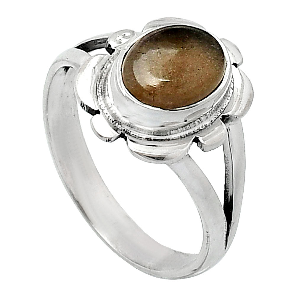 Natural Smoky Quartz - Brazil Ring size-8 R-1342 SDR240139