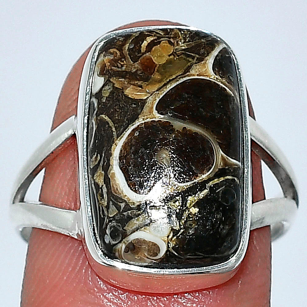 Natural Turtella Jasper - USA Ring size-8 R-1002 SDR240181