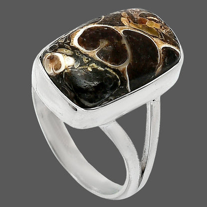 Natural Turtella Jasper - USA Ring size-8 R-1002 SDR240181
