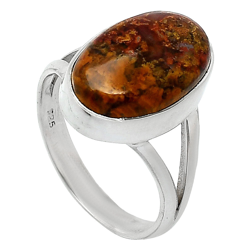 Natural Rare Cady Mountain Agate Ring size-8 R-1002 SDR240191