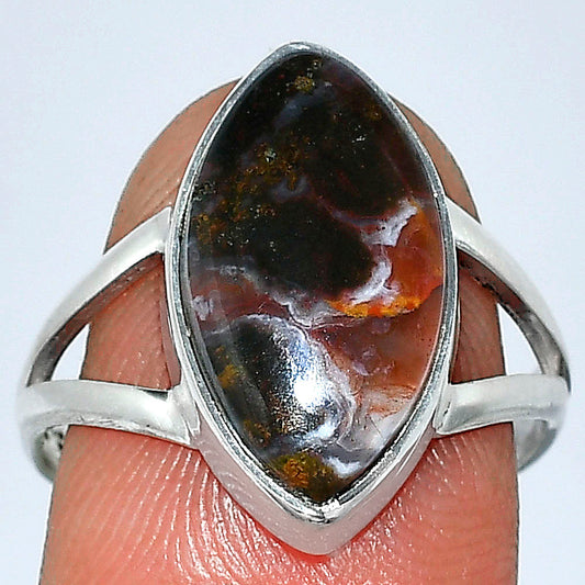 Natural Rare Cady Mountain Agate Ring size-8.5 R-1002 SDR240198