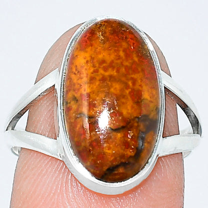 Natural Rare Cady Mountain Agate Ring size-8 R-1002 SDR240208