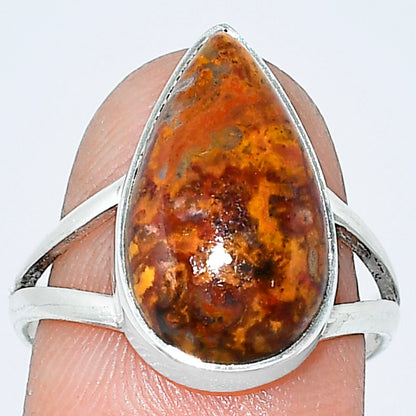 Natural Rare Cady Mountain Agate Ring size-8 R-1002 SDR240225