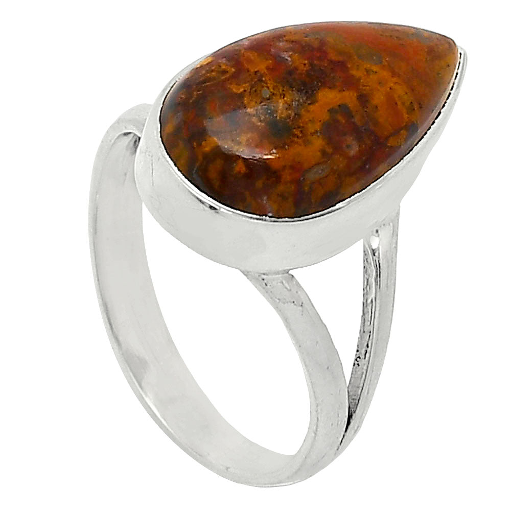Natural Rare Cady Mountain Agate Ring size-8 R-1002 SDR240225