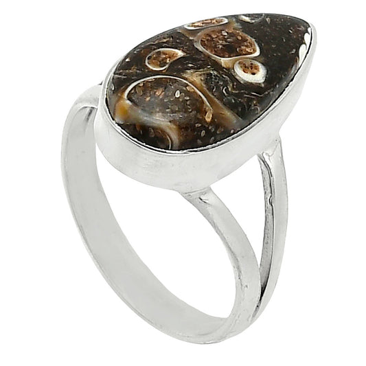 Natural Turtella Jasper - USA Ring size-7.5 R-1002 SDR240233