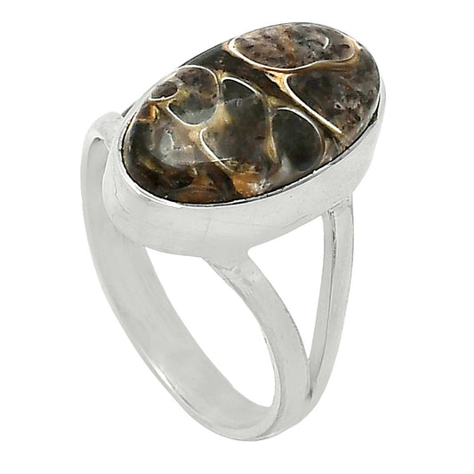 Natural Turtella Jasper - USA Ring size-7.5 R-1002 SDR240243