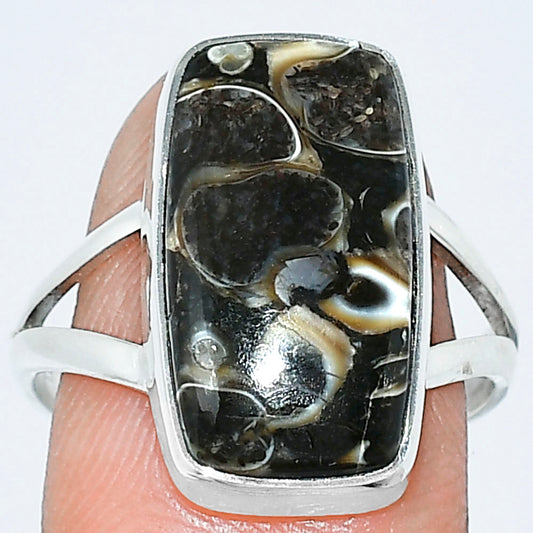 Natural Turtella Jasper - USA Ring size-9 R-1002 SDR240256