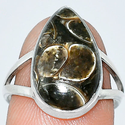 Natural Turtella Jasper - USA Ring size-7.5 R-1002 SDR240277
