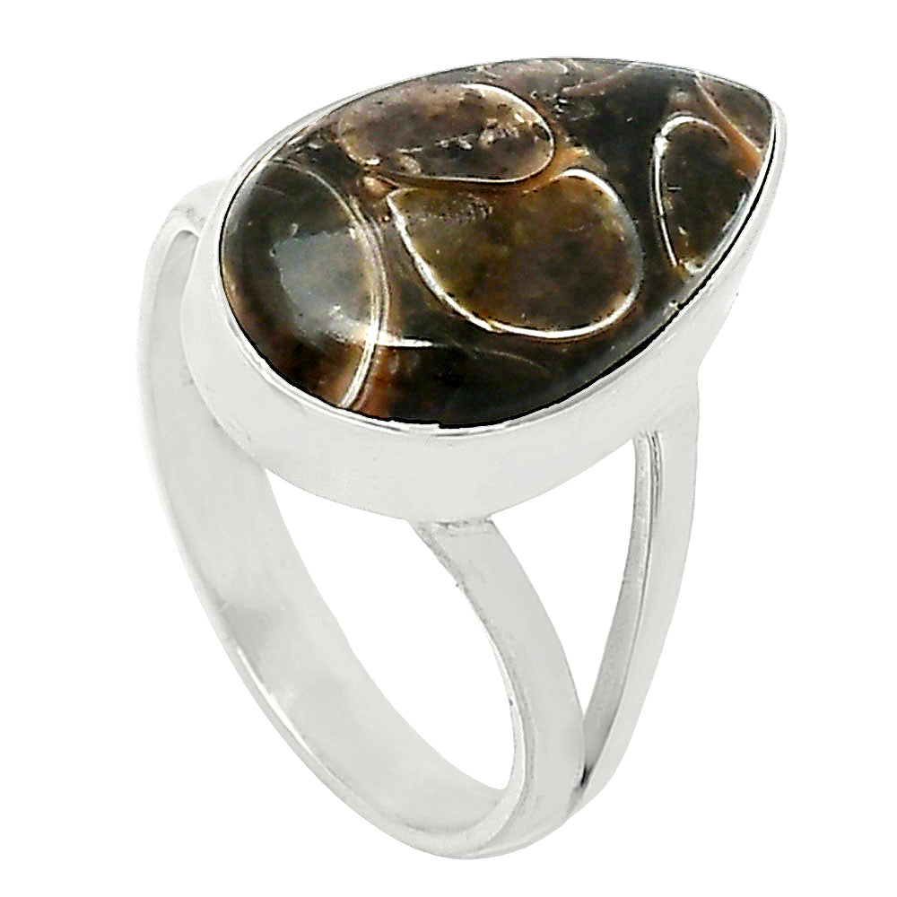 Natural Turtella Jasper - USA Ring size-7.5 R-1002 SDR240277