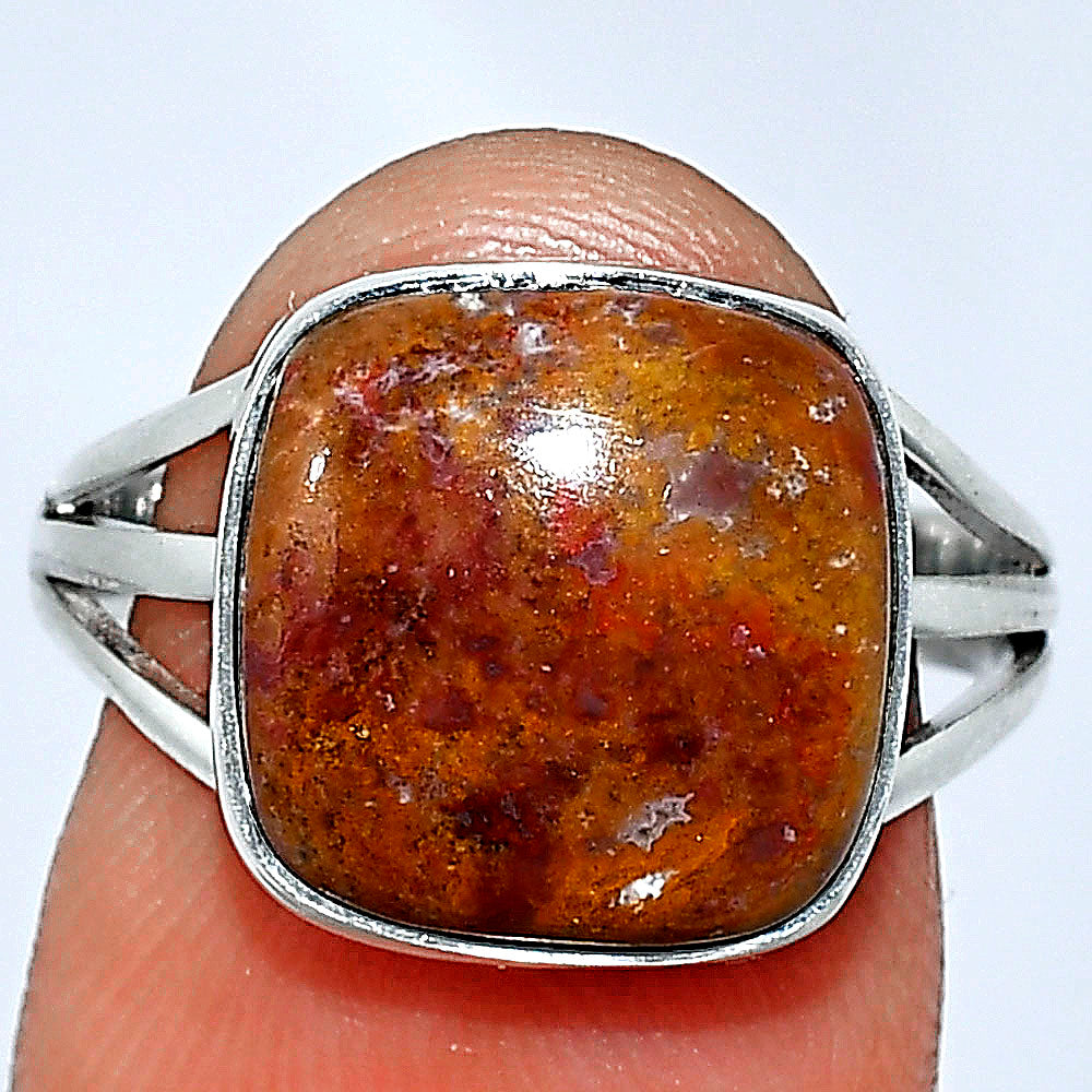 Natural Rare Cady Mountain Agate Ring size-7.5 R-1003 SDR240597