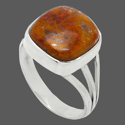 Natural Rare Cady Mountain Agate Ring size-7.5 R-1003 SDR240597