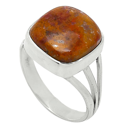 Natural Rare Cady Mountain Agate Ring size-7.5 R-1003 SDR240597