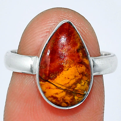 Natural Rare Cady Mountain Agate Ring size-7 R-1001 SDR240613