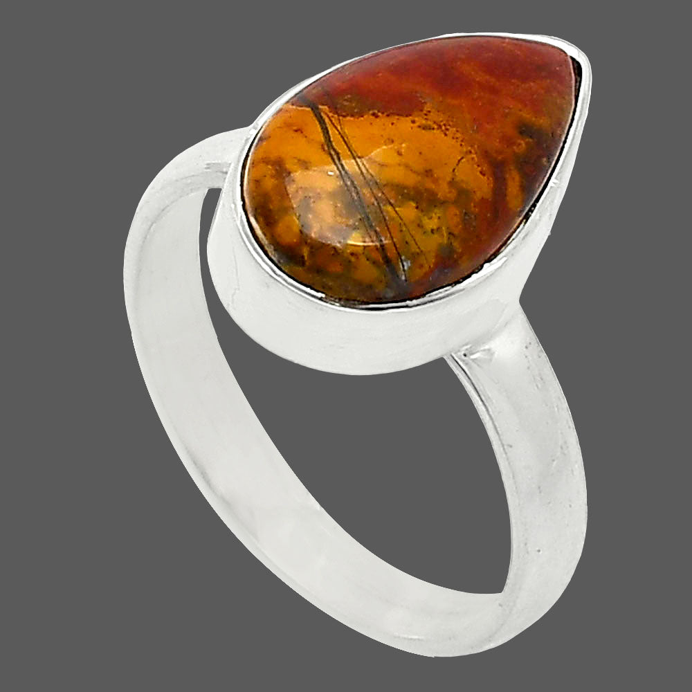 Natural Rare Cady Mountain Agate Ring size-7 R-1001 SDR240613