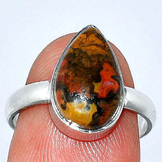 Natural Rare Cady Mountain Agate Ring size-7 R-1001 SDR240631