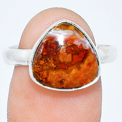Natural Rare Cady Mountain Agate Ring size-9 R-1001 SDR240655
