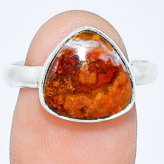 Natural Rare Cady Mountain Agate Ring size-9 R-1001 SDR240655
