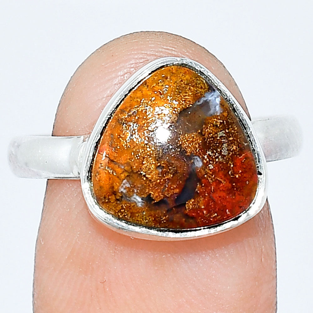 Natural Rare Cady Mountain Agate Ring size-9 R-1001 SDR240659