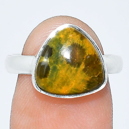 Natural Ocean Jasper - Madagascar Ring size-7.5 R-1001 SDR240695
