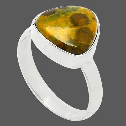 Natural Ocean Jasper - Madagascar Ring size-7.5 R-1001 SDR240695