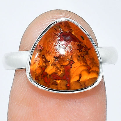 Natural Rare Cady Mountain Agate Ring size-8 R-1001 SDR240699